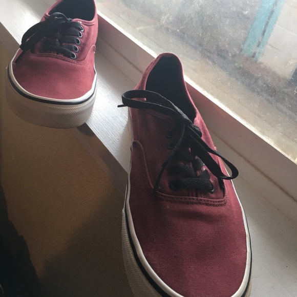 COPY - Lightly worn Maroon vans - Picture 8 of 9